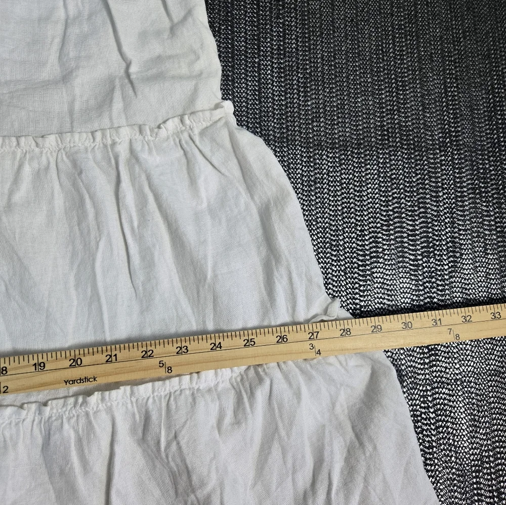 4OUR Dreamers White Dress Tiered Tube Top Size Small White NWT - Picture 14 of 16